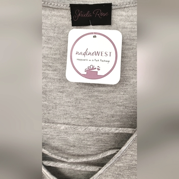 NWT Shiela Rose Twisted Knot Top - Size XL - Picture 3 of 3